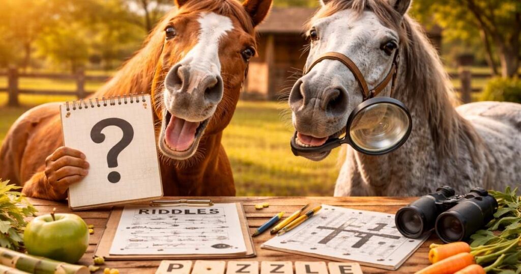 12+ Horse Riddles Who Runs Fast but Doesn’t Need Wheels? 1 horse riddles with answers