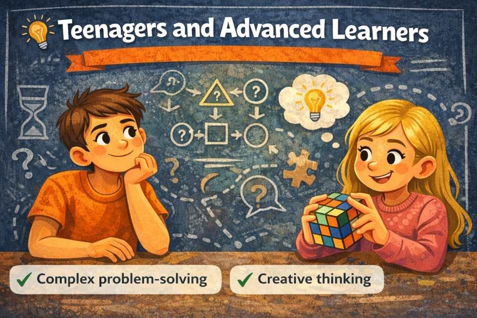 How Riddles Help Kids Learn: Benefits of Riddles for Children 2 teenagers-and-advanced-learners