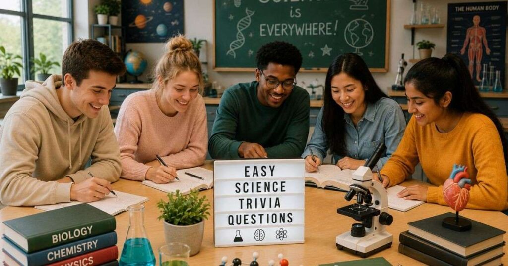 easy science trivia questions 99kb