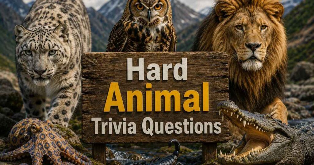 27 Best Animal Trivia Questions With Answers 3 hard animal trivia questions 1