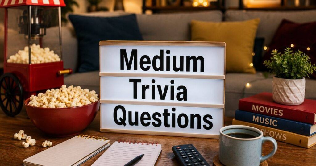 30+ Best Pop Culture Trivia Questions For Teens With Answers (2026) 2 medium pop culture trivia questions 1
