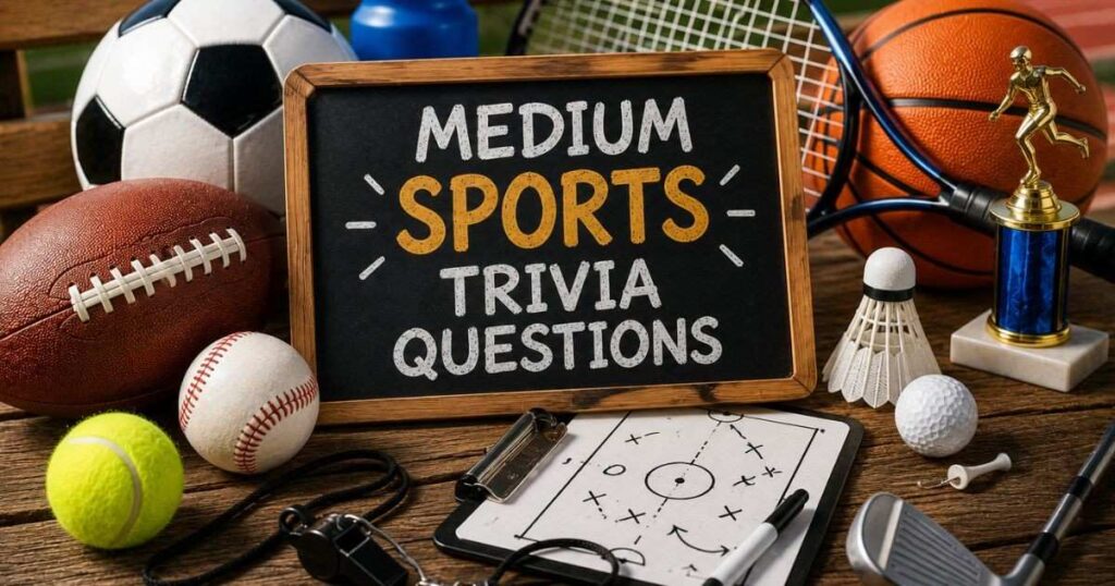 24 Best Sports Trivia Questions With Answers (2026) 2 medium sports trivia questions 1