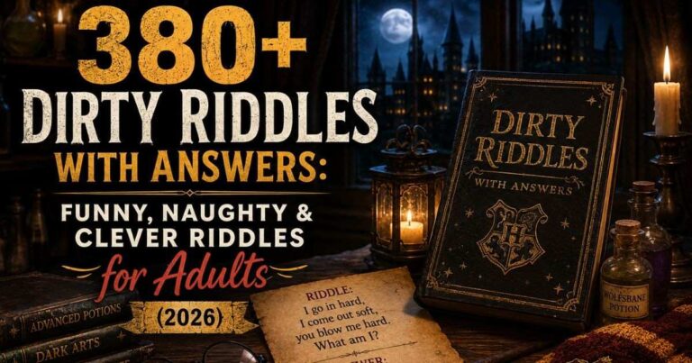 380+ Dirty Riddles With Answers: Funny, Naughty & Clever Riddles for Adults (2026) 1 380+ Dirty Riddles With Answers: Funny, Naughty & Clever Riddles for Adults (2026)
