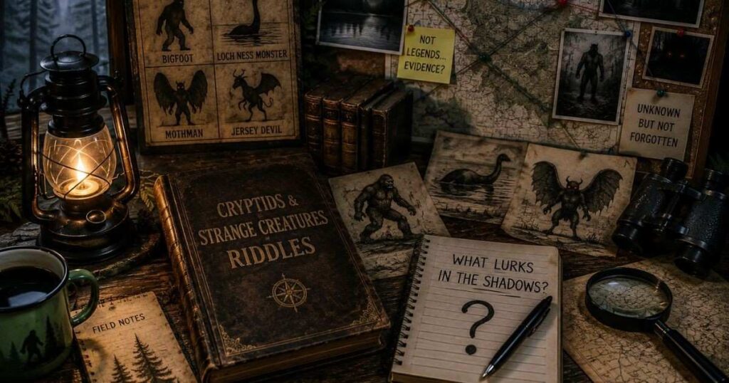30+ Freaky Riddles for Fans and Mystery Lovers 👻 3 cryptids and strange creatures riddles 1