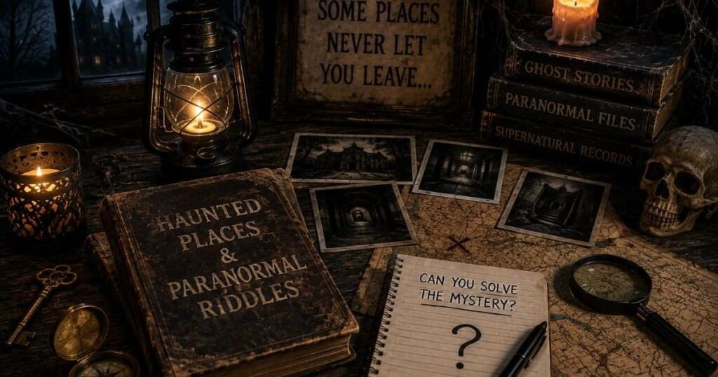 30+ Freaky Riddles for Fans and Mystery Lovers 👻 2 haunted places and paranormal riddles 1