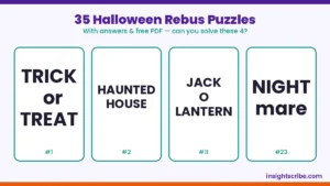 35 Halloween Rebus Puzzles With Answers (Free PDF)