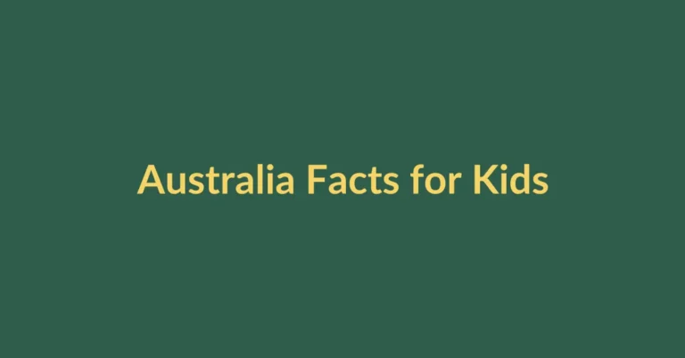 Australia Facts for Kids educational featured image