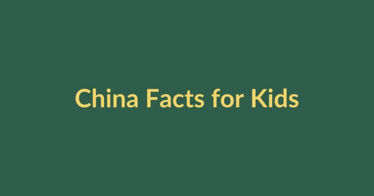 China Facts for Kids educational featured image