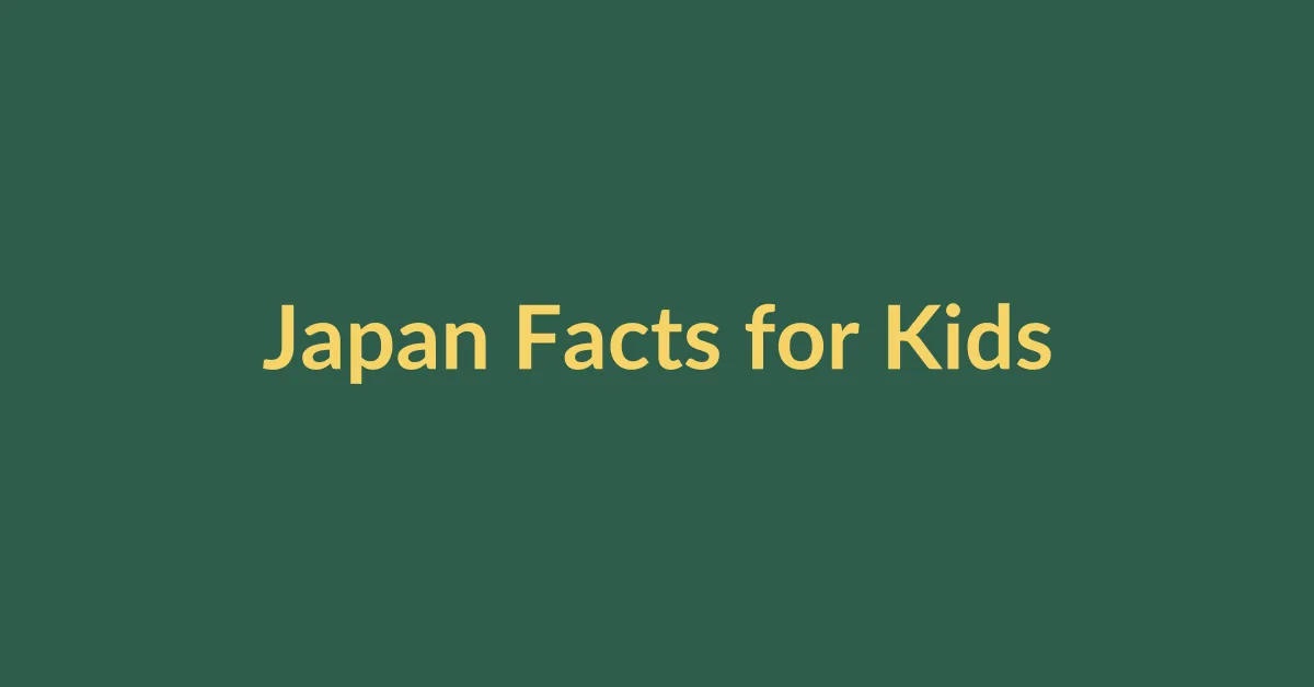 Japan Facts for Kids educational featured image