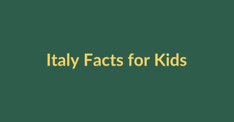 Italy Facts for Kids educational featured image