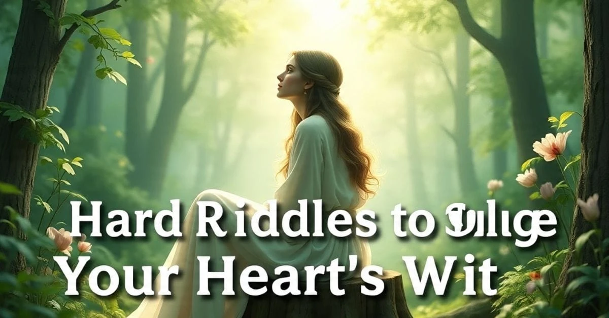 Hard Riddles to Challenge Your Heart’s Wit