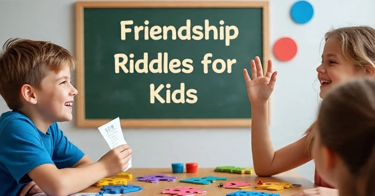 Friendship Riddles for Kids