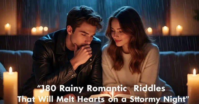 180 Rainy Romantic Riddles That Will Melt Hearts on a Stormy Night