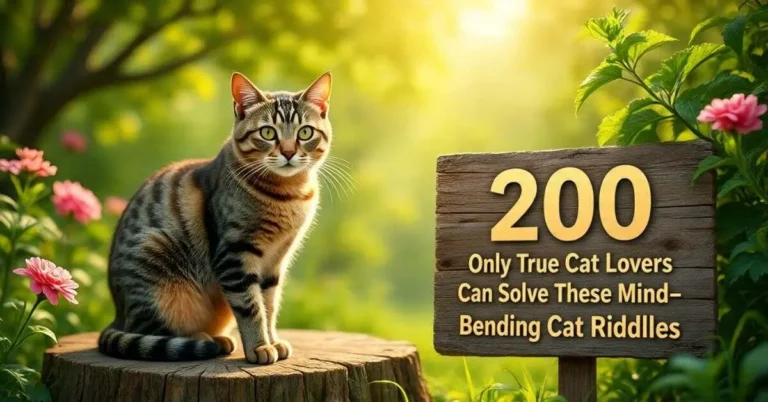 200 Only True Cat Lovers Can Solve These Mind-Bending Cat Riddles