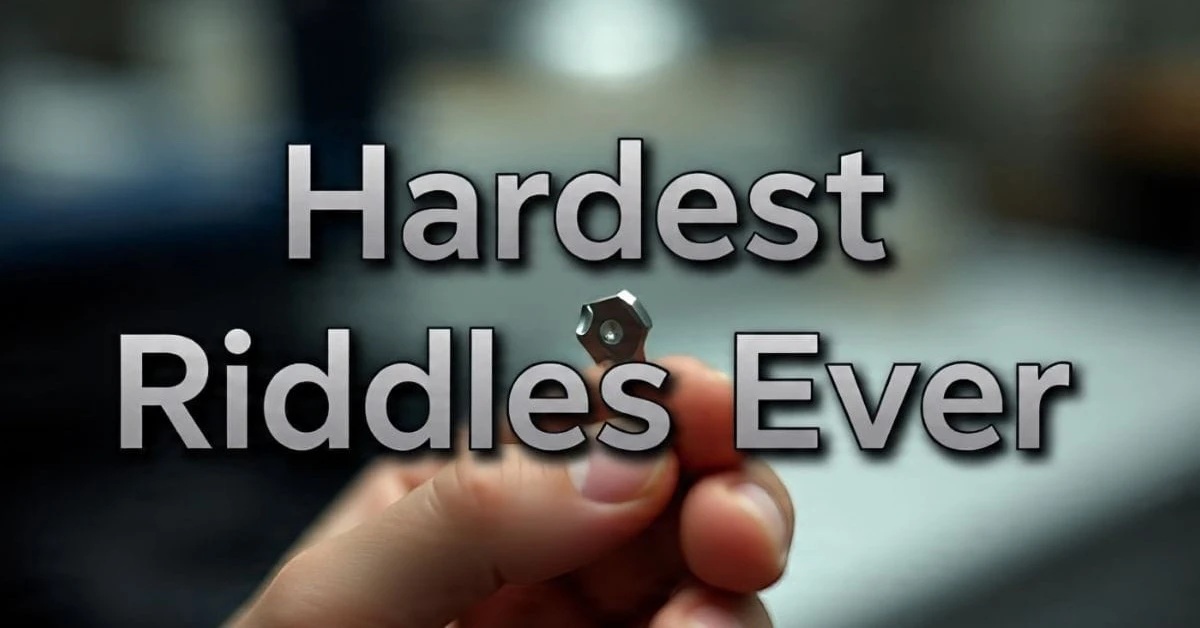 Hardest riddles ever
