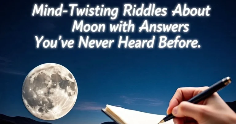 25 Tricky Moon Riddles for Adults With Answers