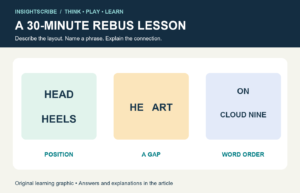 Rebus Puzzle Lesson Plan: A 30-Minute Class Activity