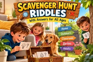Scavenger Hunt Riddles With Answers for All Ages