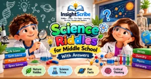 Science riddles for middle school, with answers